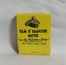Vintage Tam O'Shanter Motel Matchbook Las Vegas Nevada Advertising Matches Full picture