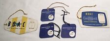BOAC Luggage and Identification Tags Airlines Aviation Rare and Vintage picture