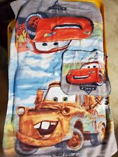 Disney Pixar Cars Lightning McQueen And Tow Mater Kids Beach Towel And Washcloth picture