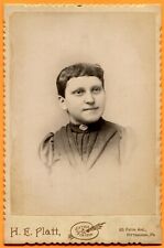 Pittsburgh, PA, Portrait of a Young Woman, by Platt, circa 1890s Backstamp picture