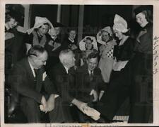1940 Press Photo Michigan Senator Arthur Vandenberg,VP Garner & Sen P Brown picture