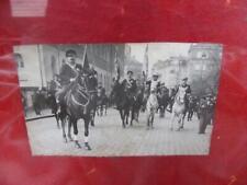 1922 ORIGINAL KINGDOM BULGARIA REAL PHOTO OF ORANGE GUARD PARADE VERY RARE picture