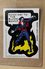 Rare Tan Back Topps Marvel Comic Book Heroes Sticker 1975 Morbius Living Vampire picture
