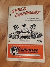 Newhouse Speed Equipment Catalog 1952 power parts picture