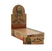 Zig-Zag Unbleached Rolling Papers 1 1/4 (24 Booklets Retailers Box) picture