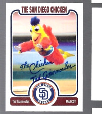 Autographed Ted Giannoulas CUSTOM card SAN DIEGO CHICKEN 4 picture