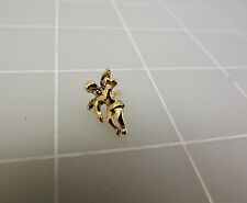 Gold Tone Guardian Angel Gold Color Lapel Pin 1/2