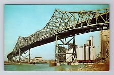 Chicago IL-Illinois, Skyway Bridge, Antique, Vintage Souvenir Postcard picture