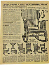 Vintage 1905 Rocking Chair Furniture Print Ad picture
