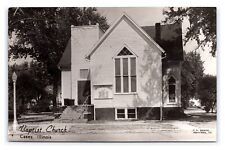 Baptist Church Casey Illinois Real Photo Postcard RPPC c1955 picture