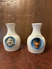 Vintage 1977 Jim Beam Oil & Vinegar Cruet Porcelain Set Fox Poodle Regal China picture