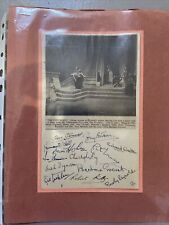 BRITISH POET Christopher Fry British autograph, signed album page mounted cast picture
