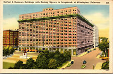 Vtg 1930s DuPont & Nemours Buildings Rodney Square Wilmington DE Postcard picture