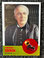 2009 Topps Chrome #C41 Thomas Edison /1776 NM+ picture