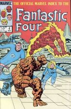 Official Marvel Index to the Fantastic Four #4 VF 1986 Stock Image picture