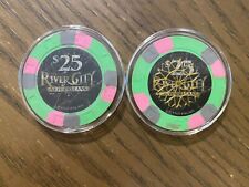 Lot of 2 $25 Chips from River City Grand Palais New Orleans, LA - Cancelled picture