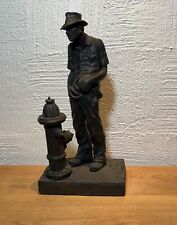 Michael Garman Sculpture Tuck Black Resin 1977 Statue picture