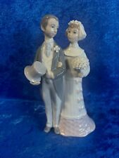 Vintage Lladro Bride & Groom Figurine 7.5
