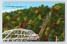 Postcard Pennsylvania Johnstown PA Incline Railroad Plane 1943 Posted Linen picture