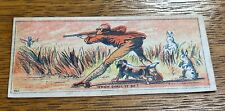 Antique Victorian Trading Card - Man Hunting 