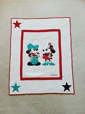Disney Baby Quilt Judi Boisson 1992 Mickey & Minnie Mouse 38