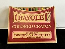 Vintage Crayolet Colored Crayons USA 14 Colors With Tips RARE Package picture
