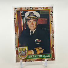 1991 Topps Desert Storm Admiral Frank Kelso card #6 picture