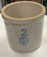 UHL Pottery Acorn Wares 2 Gallon Crock Indiana Rare - SR456 picture