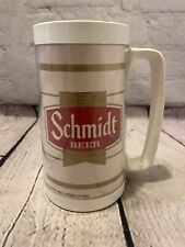 Vintage Schmidt Beer Plastic Mug Glass Thermo Serve G Heileman Brewing Co picture