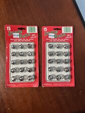 Vintage Christmas Jingle Bells Silver 30 Total Criterion Bell NOS Holidays Tree picture