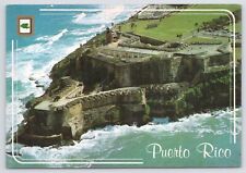 Foreign~Old San Juan PR~Aerial View~San Felipe Del Morro Castle~Continental PC picture