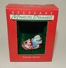 Hallmark Miniature Christmas Ornament -Shoe Sneaker Mouse - MIB picture