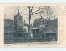 Pre-1907 very early view LITTLE CHURCH AROUND CORNER New York City NY G4493 picture