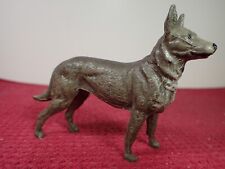 1930’s German Shepherd Metal Dog Figure Made in Germany picture
