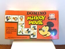 Vintage Walt Disney Productions Spanish Mickey Mouse Dominos - NIP picture