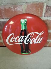 Vintage 1990 Metal Coca-Cola Sign picture