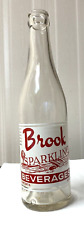 Vintage Soda Pop Beverage Bottle -Brook Beverages, Brookville, Pa. picture