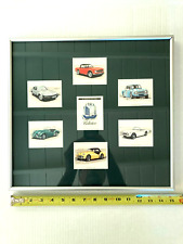 *Vintage Triumph TR Collection Photo/Print in Custom Aluminum Frame *Excellent  picture