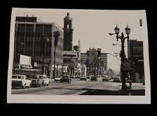 1965 ORIGINAL 5X7 PHOTO  STREET VIEW  HOLLYWOOD DOWNTOWN LOS ANGELES CALIFORNIA picture