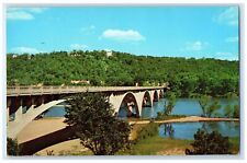 c1960s Bridge Lake Taneycomo In The Ozarks Branson Missouri MO Unposted Postcard picture