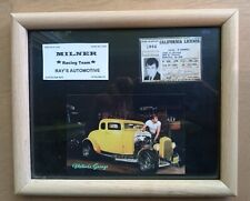 RARE American Graffiti John Milner Framed Tribute Featuring the 1932 Ford Coupe picture