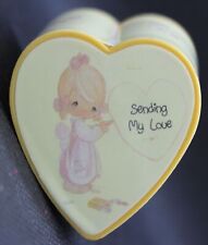 VTG 1989 S.J. Butcher Precious Moments Sending My Love Heart Stamp Pad #400009 picture