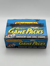 1989 Topps Nintendo Game Packs Box With 20 Packs - Partial Box -See Description picture