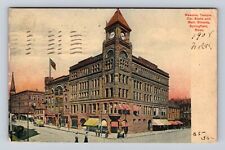 Springfield MA-Massachusetts, Masonic Temple, Antique, Vintage c1908 Postcard picture