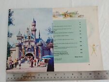 1958 Walt Disney's Guide to Disneyland Booklet Photos Park Map AS IS #20374 picture