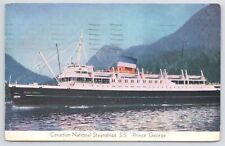 Transportation~SS Prince George~Canadian Nat'l Steamship~Alaska~Vintage Postcard picture