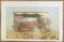 Book Clipping Photo Early 1900’s Holt Tractor Farming Agriculture  picture