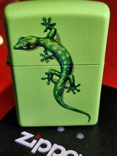 Zippo Barrett Smythe BS LIZARD 2009 lime green new in original labeled box  picture