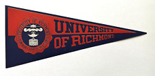 Vintage University of Richmond Paper Pennant Decal Gummed Back Sticker 8