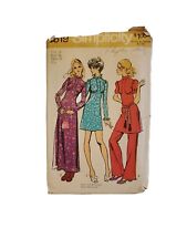 Vtg Simplicity Sewing Pattern 9519 Size 14 Juniors And Misses Dress And Pants picture